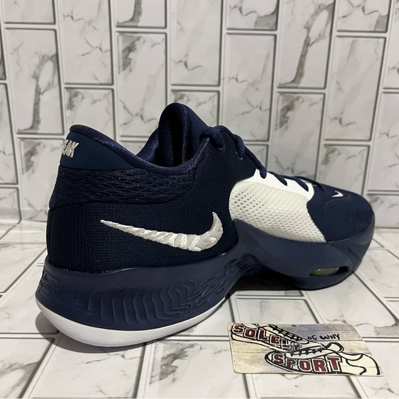 New Nike Zoom Freak 4 TB Promo Basketball Shoes Giannis Jordan Kobe Navy Blue - Picture 10 of 15